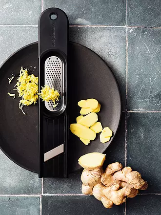 MICROPLANE | Ingwer Reibe 3 in 1 Schwarz | 